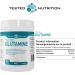 Tested Nutrition Tested Glutamine | 5 Grams L-Glutamine Powder for Post Workout Recovery Immunity & Gut Health | Vegan Friendly | Unflavoured 80 Servings (400 g) - Buy Online on SooperMarket.com