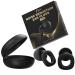 Fita+ Ear Plugs for Sleeping Noise Cancelling - NRR 33 dB, Super Soft Reusable Silicone Earplugs for Noise Reduction, Concerts, Motorcycle, Travel (Black)