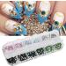 12 Grids Nails Kit Art Nail Tools Nail Decoration Set Nail Art Rhinestones DIY Nail Decoration Makeup Glitter Beads Manicure Tool Nail Rhinestones Set(#3) - Buy Online on SooperMarket.com