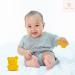 Wai + Tori Silicone Panda Teething Toy  Food Grade and BPA Free Teether for Babies Sore Gums  Perfect Baby Gift for Boys and Girls  Baby Sower and Birthday Gift