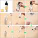 50ml Mini Spray Bottles - Set of 4 Aluminum Atomizers for Water Perfume Cosmetics & Essential Oils | Travel-Friendly Refillable Design - Buy Online on SooperMarket.com
