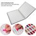 Vklopdsh 216 Colors Nail Tips Display Rack Nail Art Display Diy Color Card Display Board Graphic Painting Black Black/White - Buy Online on SooperMarket.com