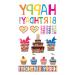 Supperb  Temporary Tattoos - Happy Birthday Temporary Tattoo
