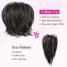 REECHO Hair Bun Claw Clip Messy Bun Hair Piece Short Ponytail Extension with Bendable Metal Wire Fake Bun Hair Pieces for Women - Dark Brown - Buy Online on SooperMarket.com