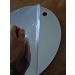 XoYo Fogless Shower Mirror with Adhesive Hooks - Anti-Fog, Makeup and Shave Mirror, Oval Frameless Wall Hanging Mirror - Buy Online on SooperMarket.com