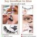 Magnetic Eyelashes with Applicator Magnetic Lashes Natural Look False Eyelashes Magnetic Reusable Magnetic Eyelashes without Eyeliner Magnetic lashes No Glue Birthday Gifts for Women Gifts for Women - Buy Online on SooperMarket.com