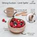 Bebefant Baby Weaning Set | Suction Bowl, Plate, Cup, Bib, Fork & Spoon | Baby Led Weaning Feeding Set - Neutral (Light Brown) - Buy Online on SooperMarket.com