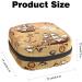 Old Map World Sanitary Napkin Storage Bag Feminine Menstrual Cup Pouches Nursing Pad Holder Tampon Bags Portable Period Bag for Women Teen Girls 1Pcs Multi-colored 15 - Buy Online on SooperMarket.com