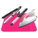 Heat Resistant Mat for Curling Irons & Hair Styling Tools - 9x6.5 Pink | Shop Internationally - Buy Online on SooperMarket.com