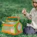 Portable Butterfly Habitat Cage Critter Caterpillars Outdoor Green Orange - Buy Online on SooperMarket.com