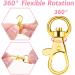 Paxcoo 100pcs Gold Keychain Rings Kit - 50 Key Chain Hooks + 50 Key Rings for Resin Craft & Acrylic Blanks - Bulk DIY Keychain Making Supplies - Buy Online on SooperMarket.com