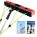 Window Cleaning Brush Equipment Window Cleaner Kit Water/Hose Fed Pole Long Handle Cleaning Brush Extendable Cleaner Conservatory Roof 6m Rod/50cm Brush Head 55cm Brush Head 12M/39FT