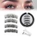 Lumentes Magnetic Eyelashes Lumentes Magnetic Lashes Magnetic Eyelashes Without Eyeliner Reusable Magnetic Eyelashes with Applicator No Glue or Liner Needed (Color : 24P-4)