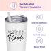 SassyCups Mother of the Bride Tumbler | Vacuum Insulated Stainless Steel | Bridal Party Gift | Engagement Announcement | 22oz (White) - Buy Online on SooperMarket.com