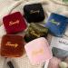 2ST Mini Clear Makeup Bag | Transparent Cosmetic Organizer for Women | Travel Storage Box 13x13x4cm (2pcs) - Buy Online on SooperMarket.com