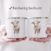 Personalized Sheep Enamel Cup for Kids - Custom Name Drinking Cup | Ideal Gift for Boys & Girls - 300 ml - Buy Online on SooperMarket.com