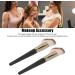 Contour Brush Pack of 2 Facial Shadow Brushes Soft Fiber Show Brush Makeup Powder Brush with Wooden Handle for Salon Travel - Buy Online on SooperMarket.com