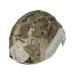 TOPTACPRO Tactical Helmet Camouflage Cover for Fast Helmet in Size M/L, Paintball Shooting Gear - Cordura 500D Nylon -Without Helmet Multi-camo