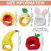 Weewooday 5 Pieces Cat Hat Cat Costume Bunny Hat with Ears Funny Banana Pineapple Cat Hat for Cats and Small Dogs Kitten Puppy Party Costume Accessory Headwear(Cute Style) - Buy Online on SooperMarket.com
