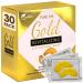 Cedlize Under Eye Collagen Patches, 24K GOLD ANTI-AGING MASK, Pads For Puffy Eyes & Bags, Dark Circles and Wrinkles, With Hyaluronic Acid, Hydrogel, Deep Moisturizing Improves Elasticity, 30 PAIRS