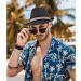 Ultrafun 3 Pack Straw Fedora Hat for Men Women - Classic Gangster Trilby Panama Sun Hat Set - Buy Online on SooperMarket.com