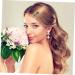 ABOOFAN 3 Sets Crystal Pearl Hair Clip Rhinestone Hair Barrettes Barettes and Hair Clips for Women Crystal Rhinestone Hair Clip Crystal Sparkling Accessories Crystal Mori Department Woman - Buy Online on SooperMarket.com