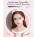 Rechargeable LED Makeup Mirror - 10X1X Double Sided, 3 Color Settings, Rotatable - Rose Gold - Buy Online on SooperMarket.com