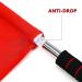 GANAZONO 2Pcs Stainless Steel Referee Flag Set - Red Flag with Sponge Handle for Soccer, Volleyball, Football, Track - Official Linesman Performance Flag - Buy Online on SooperMarket.com