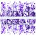 Nails compatible with Machine for Acrylic 12 Grid Long Box Mixed Purple Nail Enhancement Sequins Ornaments Butterfly Small Plums Sequins Candle Glitter 1 count (Pack of 1) Purple - Buy Online on SooperMarket.com