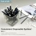 100PCS Black Disposable Eyeliner Brushes - Ideal for Eyeliners Lip Liners Eye Makeup & Detail Painting | International Shipping Available - Buy Online on SooperMarket.com