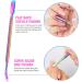 5 in 1 Acrylic Nail Clipper Kit with Glass File & Cuticle Tools - Christmas Gift Set - Professional Manicure Pedicure Tools - Colorful Design - Buy Online on SooperMarket.com