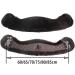 Merauno Lamb Wool Moon Belt Saddle Belt | Short Dressage Belt | Anatomical Shape | Equestrian Sport | Quality Merino Wool | Brown 80cm - Buy Online on SooperMarket.com
