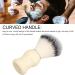 Premium Shaving & Hairdresser Dust Brush - Easy Clean Curved Handle Portable | Ideal for Home Salons - Buy Online on SooperMarket.com
