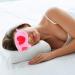 Adjustable Plush Heart Eye Mask for Daytime Naps, Travel, and Valentine's Day | Soft Blindfold for Deep Sleep and Relaxation - Buy Online on SooperMarket.com