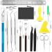 JTIEO 26Pcs Vinyl Weeding Tools Kit for Cricut & Scrapbooking - Blue - Buy Online on SooperMarket.com