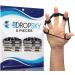 Finger Strengthener Hand Resistance Bands 8pcs, Finger Exerciser Grip Strength Trainer Hand Stretcher, Muscle Exercisers Improve Grips Performance (4 Levels 6.6lb, 8.8lb, 11lb, 13.2lb)