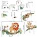 Decalmile Jungle Animals Wall Stickers - Safari Theme Decals for Nursery and Kids Room Decor - Buy Online on SooperMarket.com