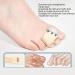 2pcs Soft Hammer Toe Straightener with Adjustable Strap - Claw Toe Corrector for Bent Toe (Medium) - Buy Online on SooperMarket.com