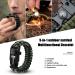 Zsmjaer Survival Bracelet Set - 2-Piece Multifunction Paracord with Flint Pipe and Compass for Outdoor Adventures Black-Green - Buy Online on SooperMarket.com