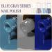4 Pieces Blue Nail Polish Set - Quick Drying & Long-Lasting Blue Beige Grey Nail Polish - Non-Toxic Water-based Nail Polish - No UV Nail Polish for DIY Nail Art Manicure at Home (4 Pieces Blue Set) - Buy Online on SooperMarket.com