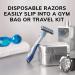 BIC Flex 3 Titanium Men's Disposable Razors - 8 Piece Kit for Face and Body Shaving - Buy Online on SooperMarket.com