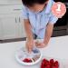 GoBe Kids Snack Spinner Bundle - Reusable 5 Compartment Dispenser with Hand Strap and Sticker Sheet in Macaron Blue | BPA & PVC Free, Dishwasher Safe - Buy Online on SooperMarket.com