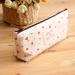 Linen Pencil Case & Cosmetic Bag in Pink - Stylish Durable and Perfect for International Shipping - Buy Online on SooperMarket.com