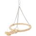 Nobby Cage Toy Sisal Swing Ring - Natural 24x 18 cm | Durable & Fun for Pets | International Shipping Available - Buy Online on SooperMarket.com
