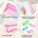 WATELL 4 Pcs Nail Brush Set with Plastic Handles for Easy Nail Cleaning - Includes 4 Different Brushes for Hands, Feet, and Everyday Use - Buy Online on SooperMarket.com