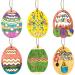 Anditoy 30 PCS Easter Wooden Hanging Ornaments | Unfinished Wood Slices Eggs | DIY Easter Crafts for Kids | Easter Decorations & Party Supplies - Buy Online on SooperMarket.com