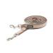 Rudelknig Dogeleine Paola - 2.30m length - adjustable guide leash for medium -sized & large dogs - reflective dogs leash in rose 230 x 2cm ros -reflecting