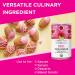 Organic Veda Edible Rose Petal Powder - Natural Powder for Cooking, Baking, DIY Beauty Products - 7oz - Buy Online on SooperMarket.com