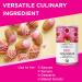Organic Veda Edible Rose Petal Powder - Natural 16oz Powder for Cooking, Baking & DIY Beauty - Vegan, Non-GMO - Buy Online on SooperMarket.com