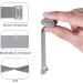 VANCLE Stainless Steel Mesh Band for Fitbit Charge 4/3 - Adjustable Magnet Clasp, Breathable Wristband for Men and Women (Silver, Small) - Buy Online on SooperMarket.com
